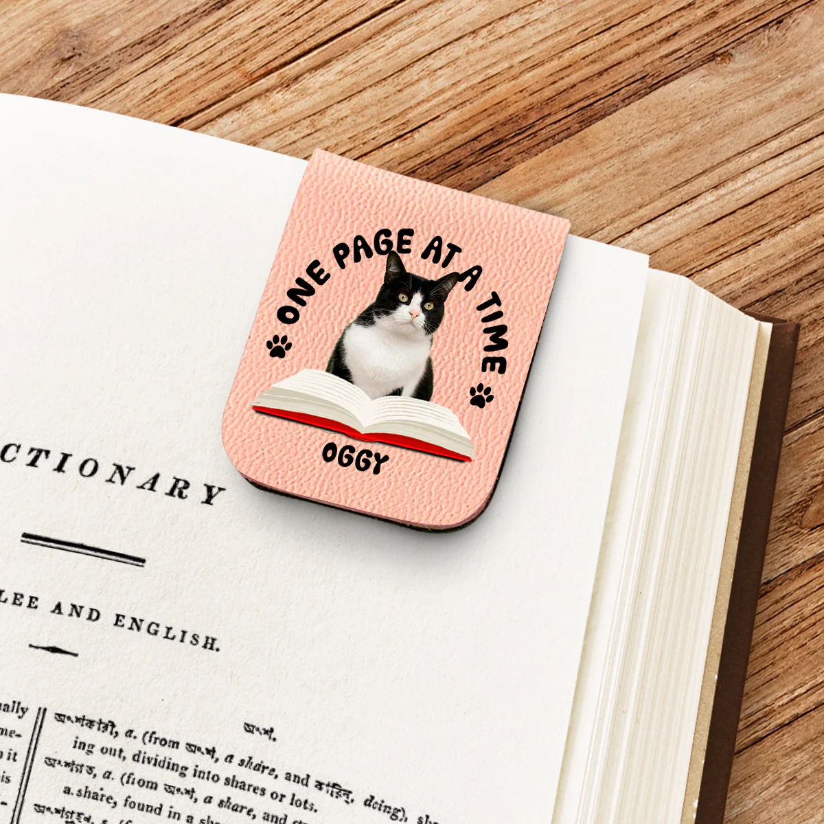 One Page Once Photo - Personalized Custom Leather Bookmark - Image 3
