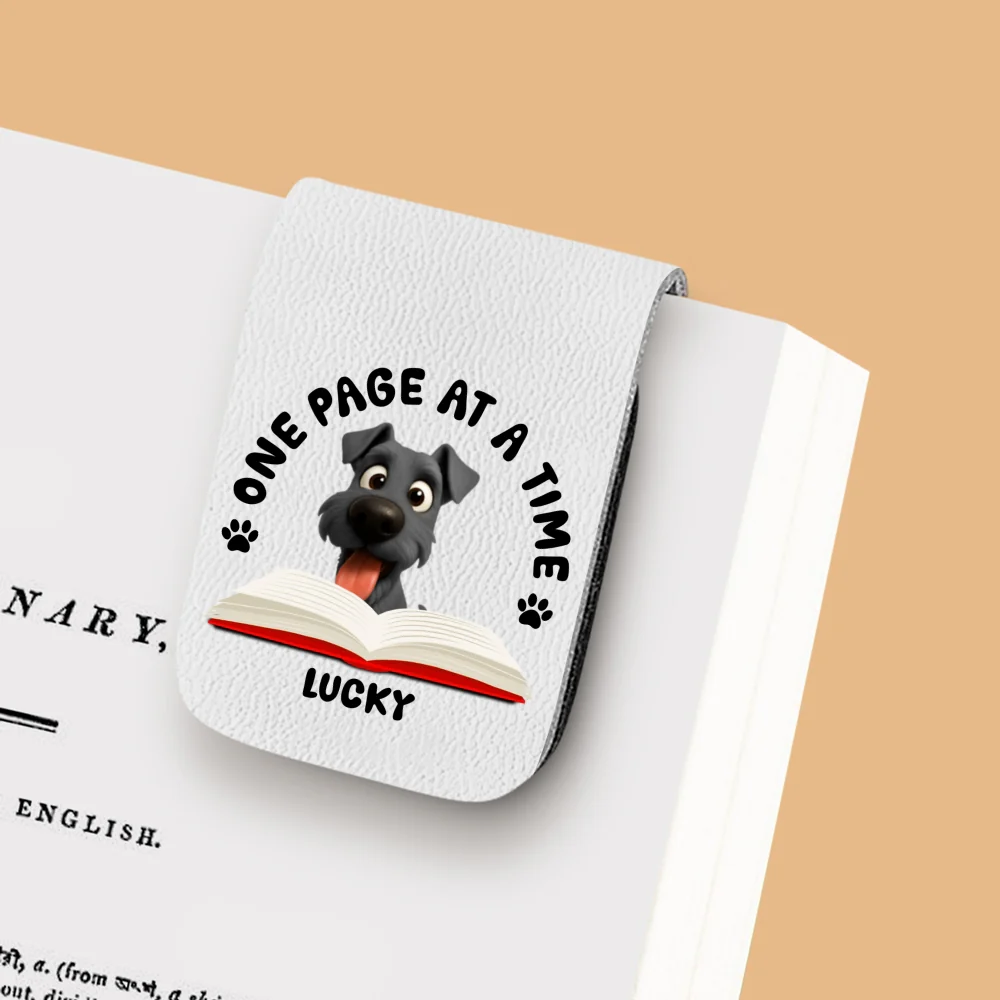 One Page Once With Us - Personalized Custom Leather Bookmark - Image 12