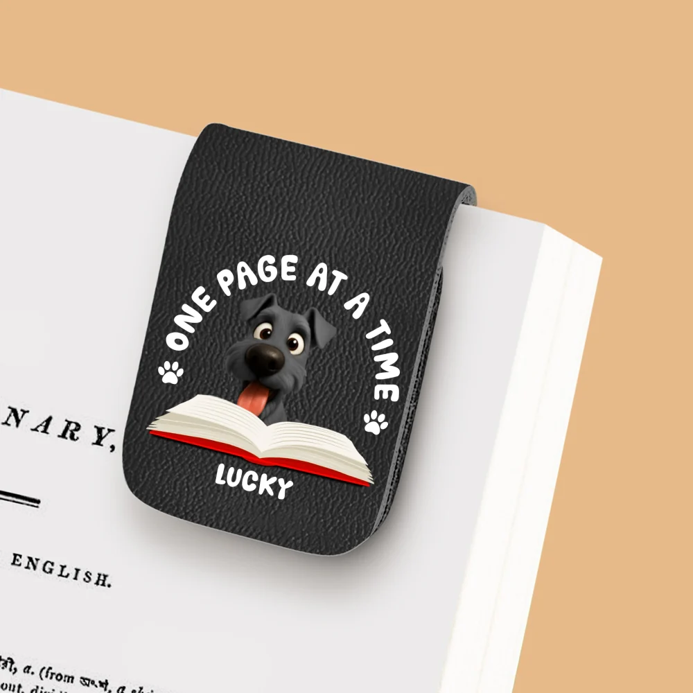 One Page Once With Us - Personalized Custom Leather Bookmark - Image 8