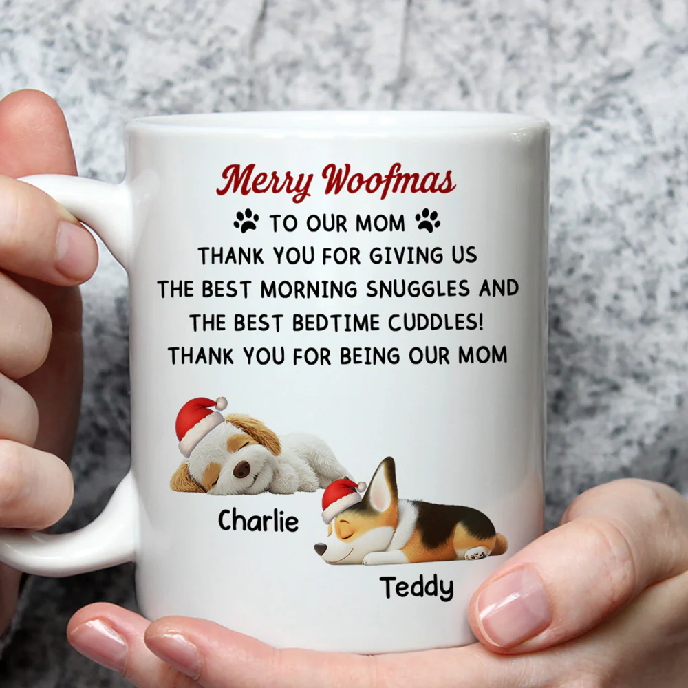 Only Cuddle You At Bedtime - Personalized Custom Coffee Mug - Image 3