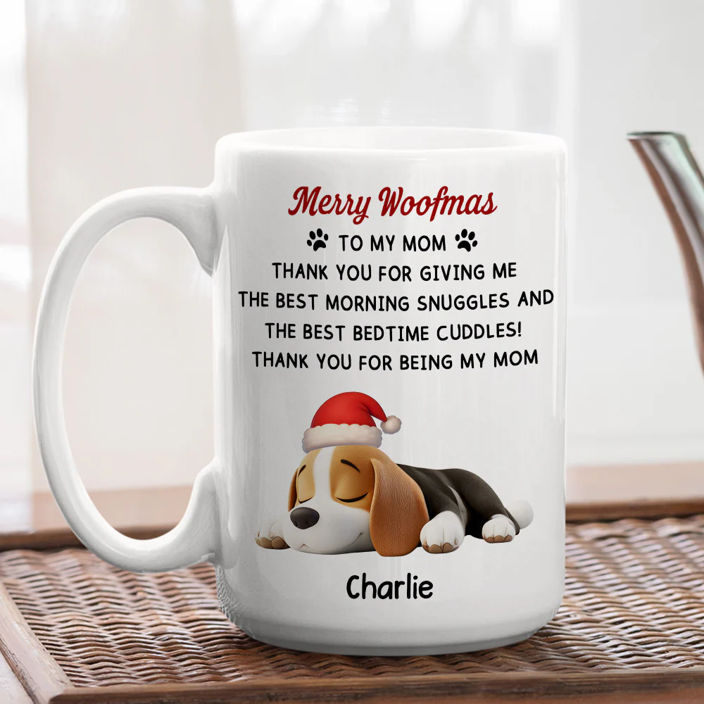 Only Cuddle You At Bedtime - Personalized Custom Coffee Mug - Image 4