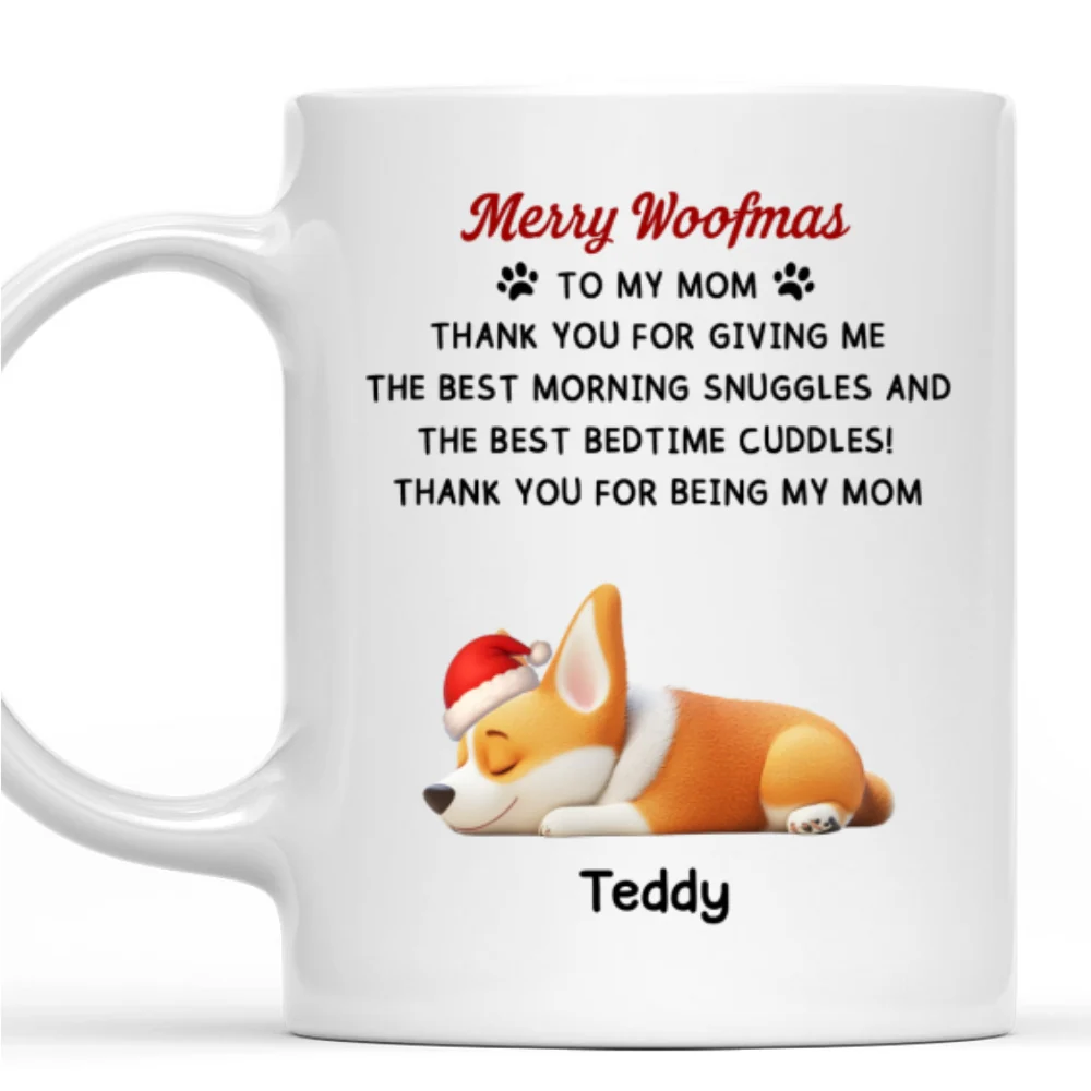 Only Cuddle You At Bedtime - Personalized Custom Coffee Mug - Image 7