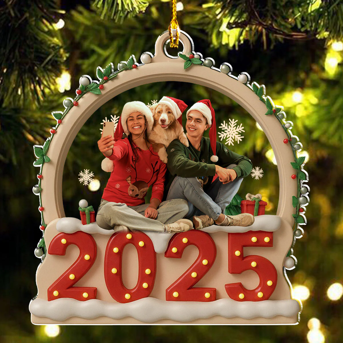 Our Christmas Together Photo - Personalized Custom Acrylic Ornament