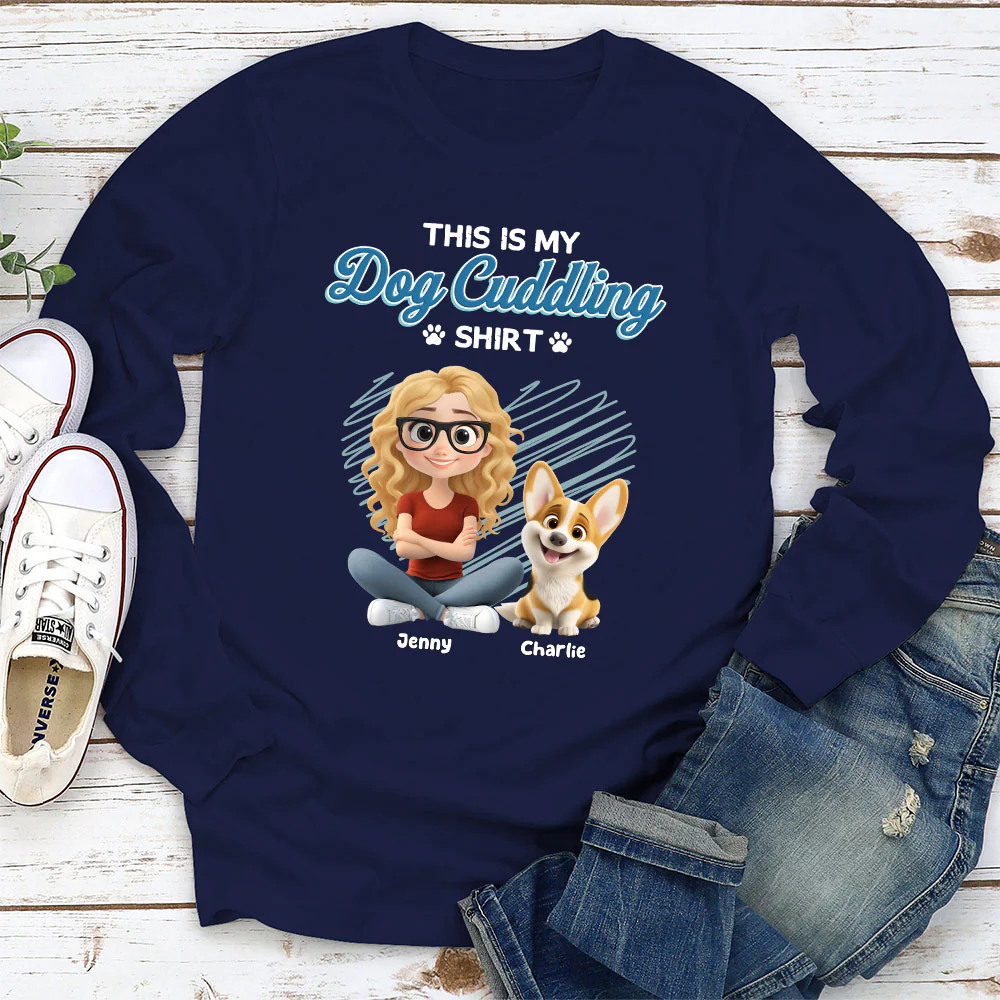 Our Cudding Cute Shirt - Personalized Custom Long Sleeve T-Shirt - Image 2