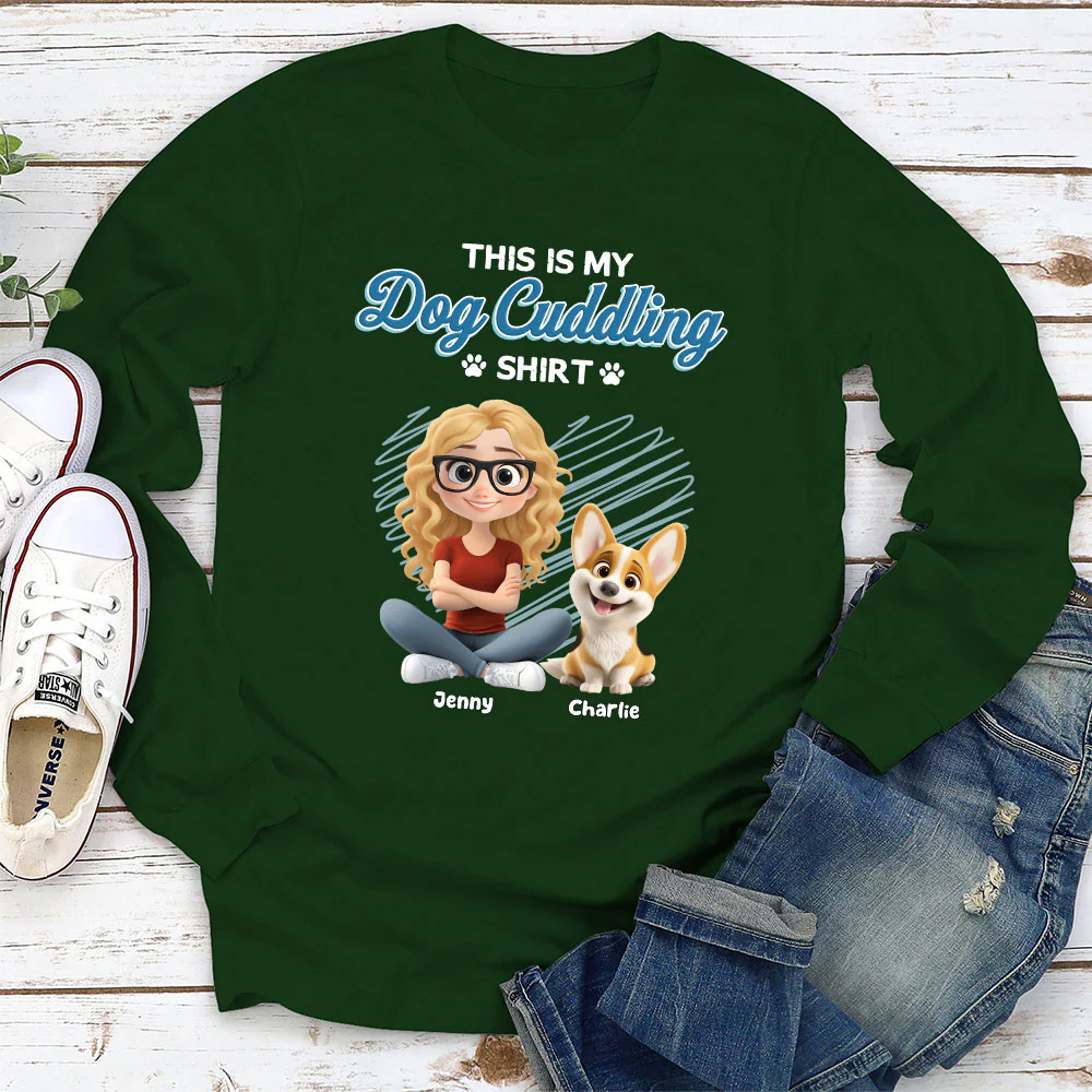 Our Cudding Cute Shirt - Personalized Custom Long Sleeve T-Shirt - Image 3