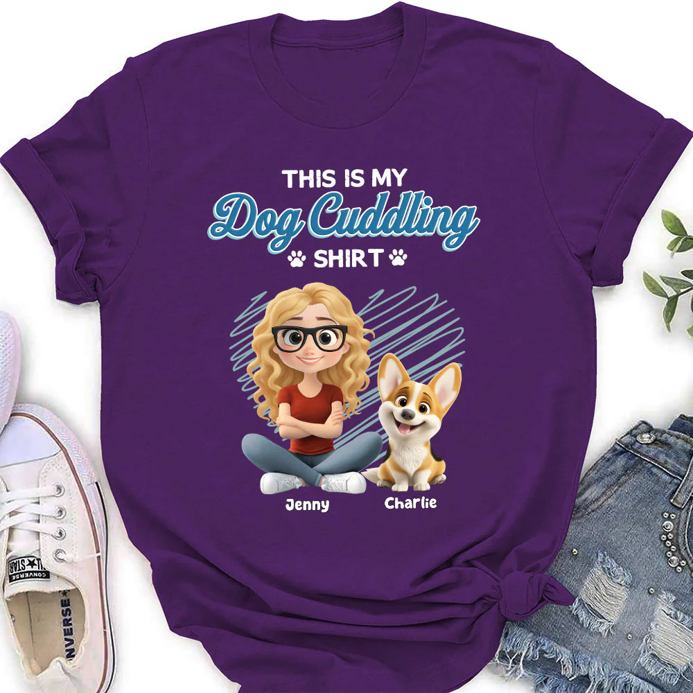 Our Cudding Cute Shirt - Personalized Custom Women's T-Shirt - Image 3