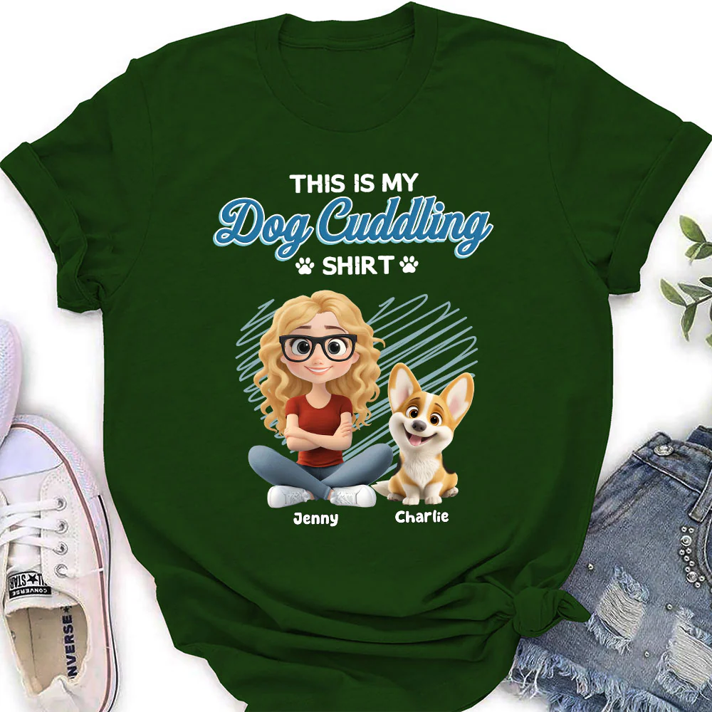 Our Cudding Cute Shirt - Personalized Custom Women's T-Shirt - Image 4