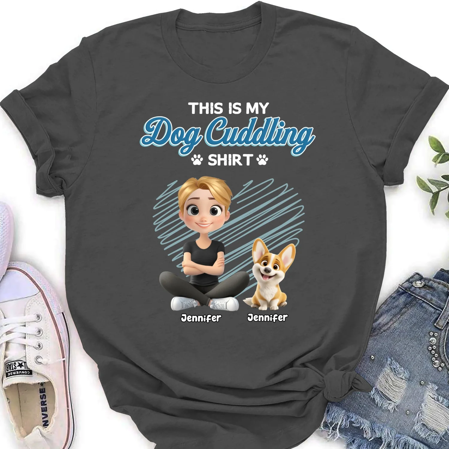 Our Cudding Cute Shirt - Personalized Custom Women's T-Shirt - Image 7