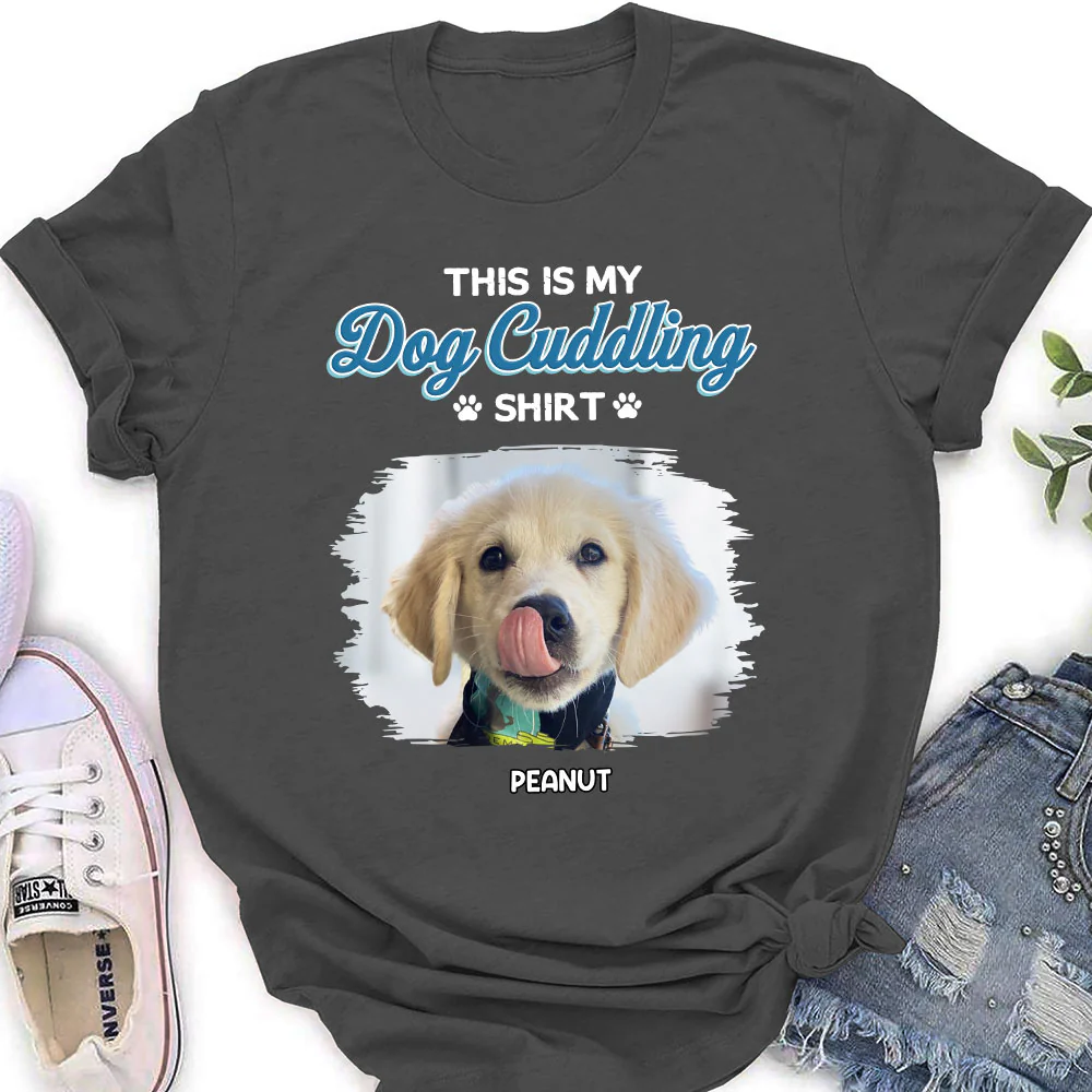Our Cudding Cute Shirt Photo - Personalized Custom Women's T-Shirt