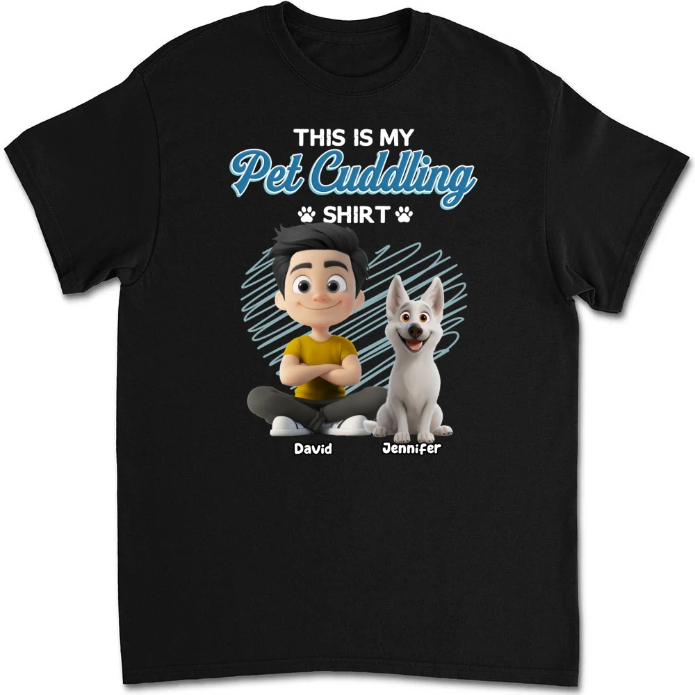 Our Cudding Cute Shirt Ver Pet - Personalized Custom Unisex T-Shirt - Image 5
