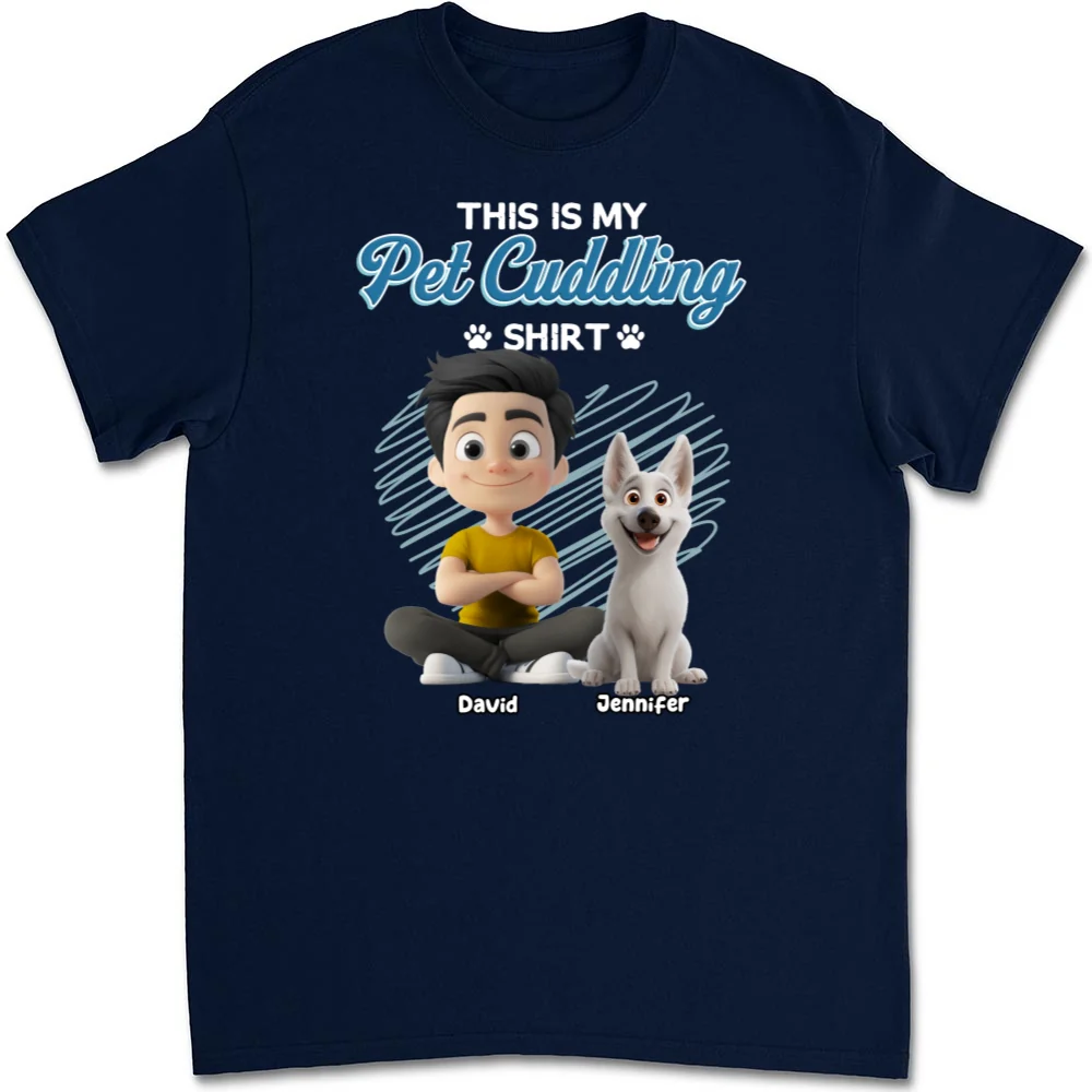 Our Cudding Cute Shirt Ver Pet - Personalized Custom Unisex T-Shirt - Image 6