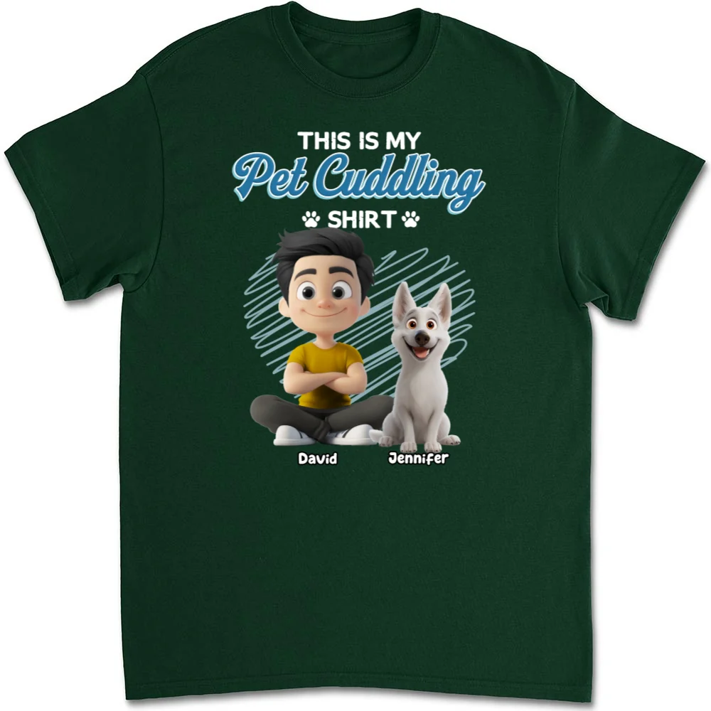 Our Cudding Cute Shirt Ver Pet - Personalized Custom Unisex T-Shirt - Image 7