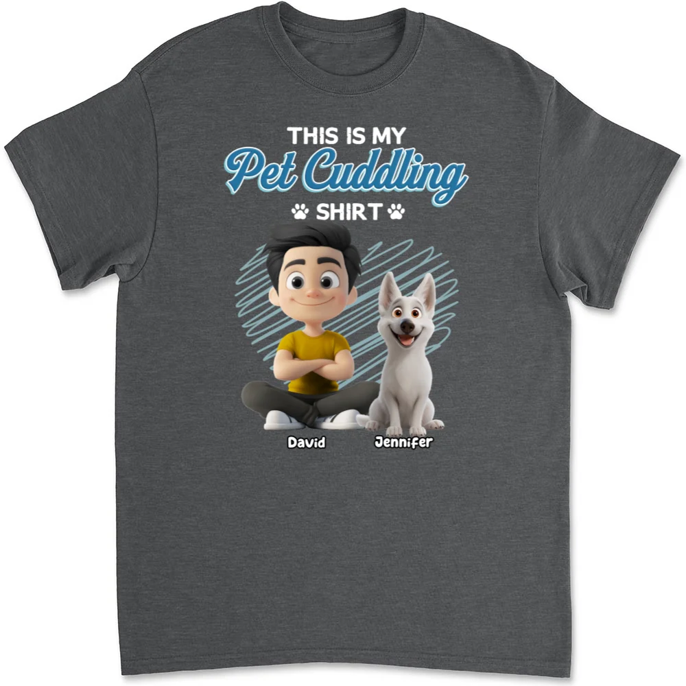 Our Cudding Cute Shirt Ver Pet - Personalized Custom Unisex T-Shirt - Image 9