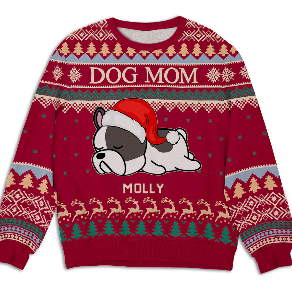 Our Happy Christmas - Personalized Custom All-Over-Print Sweatshirt