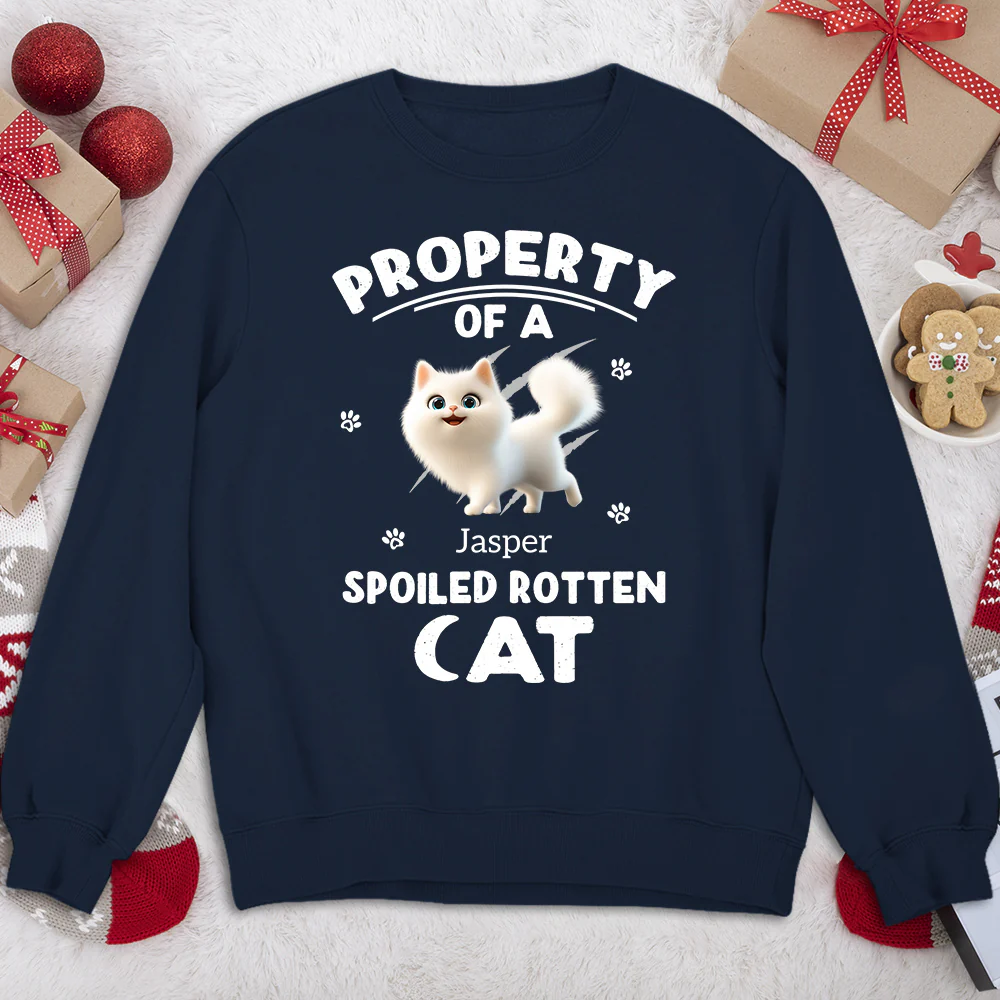 Our Official Property - Personalized Custom Sweatshirt - Image 2