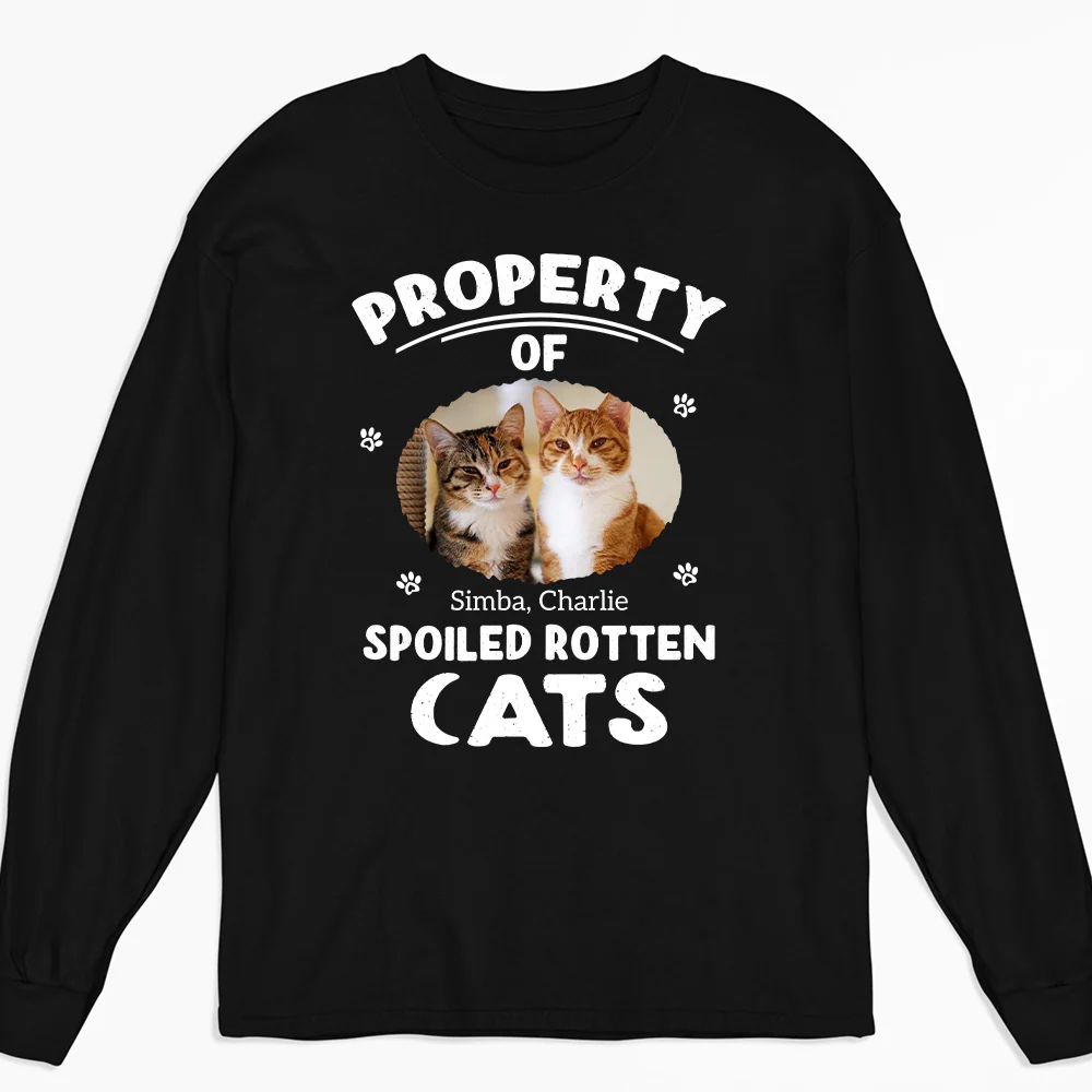 Our Official Property Photo - Personalized Custom Long Sleeve T-shirt