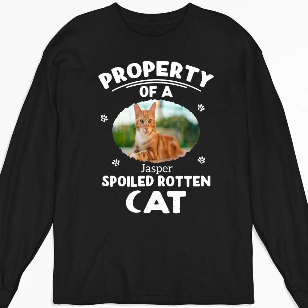 Our Official Property Photo - Personalized Custom Long Sleeve T-shirt - Image 4