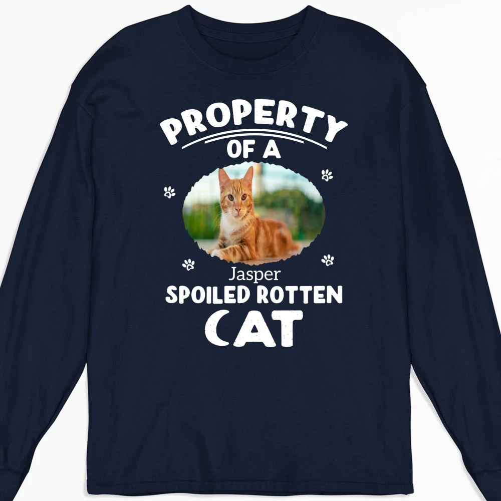 Our Official Property Photo - Personalized Custom Long Sleeve T-shirt - Image 5