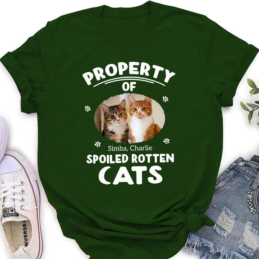 Our Official Property Photo - Personalized Custom Women's T-shirt - Image 2