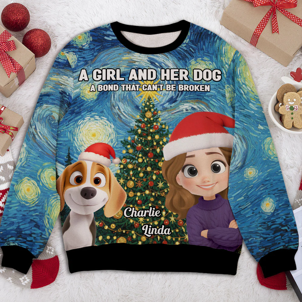 Our Picture - Personalized Custom All-Over-Print Sweatshirt - Image 2