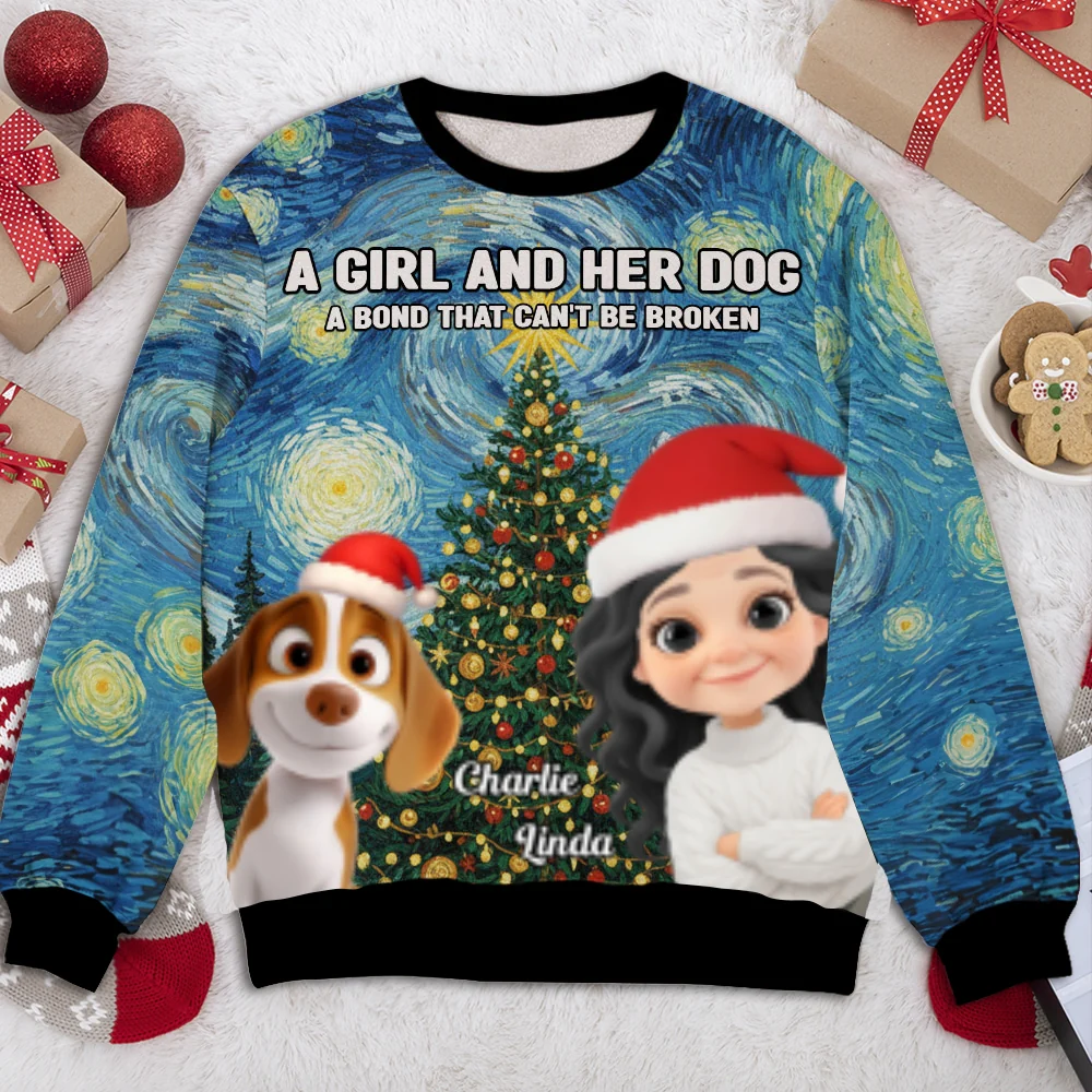 Our Picture - Personalized Custom All-Over-Print Sweatshirt - Image 5