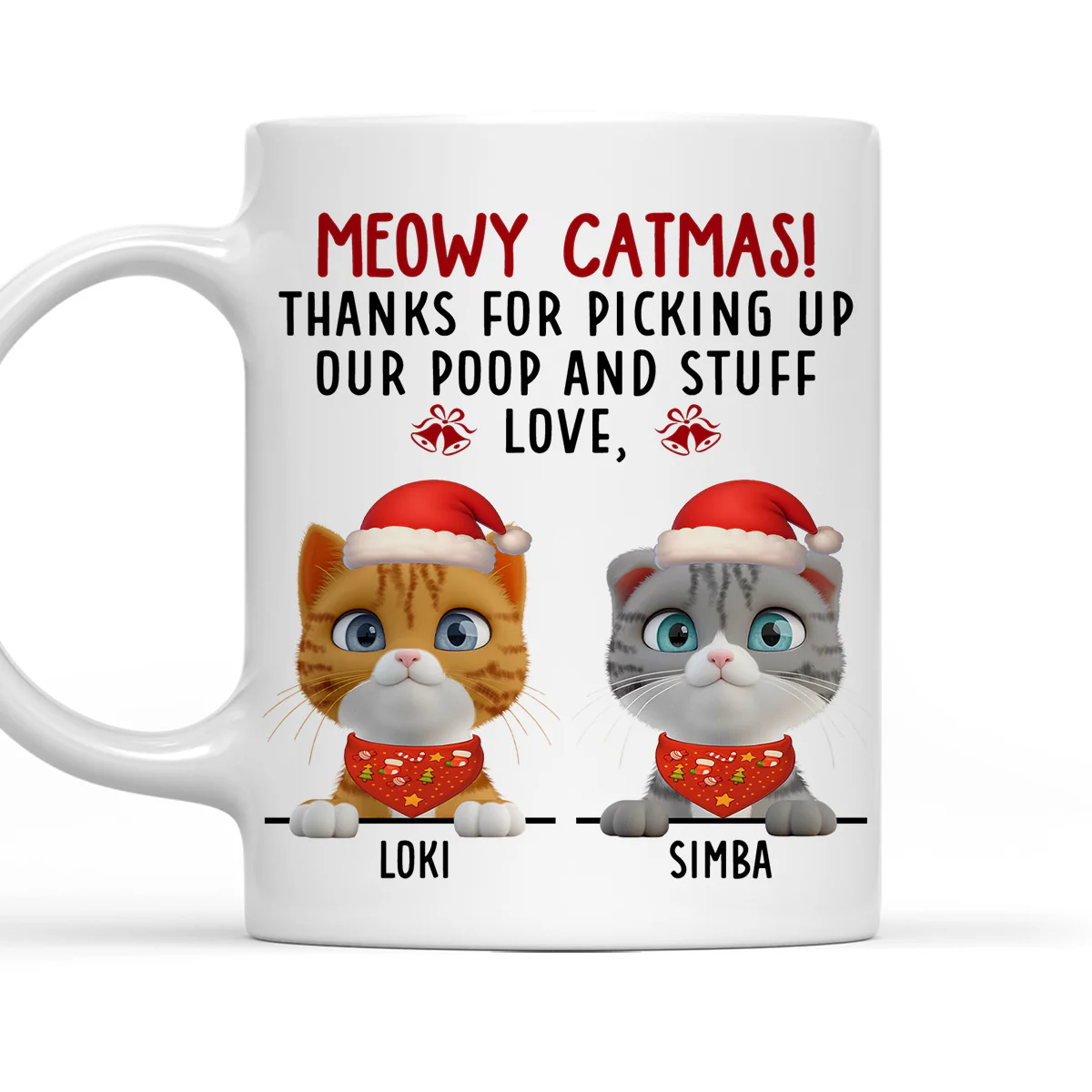 Our Poop And Stuff Ver Cat - Personalized Custom Coffee Mug