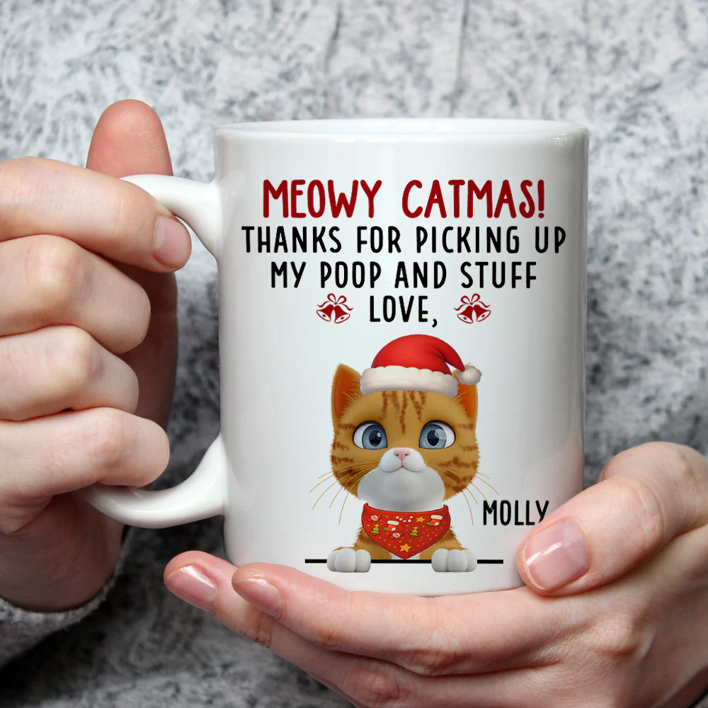 Our Poop And Stuff Ver Cat - Personalized Custom Coffee Mug - Image 6