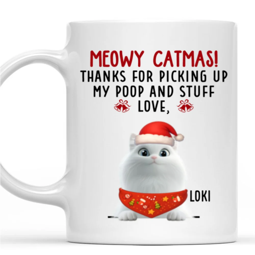 Our Poop And Stuff Ver Cat - Personalized Custom Coffee Mug - Image 8