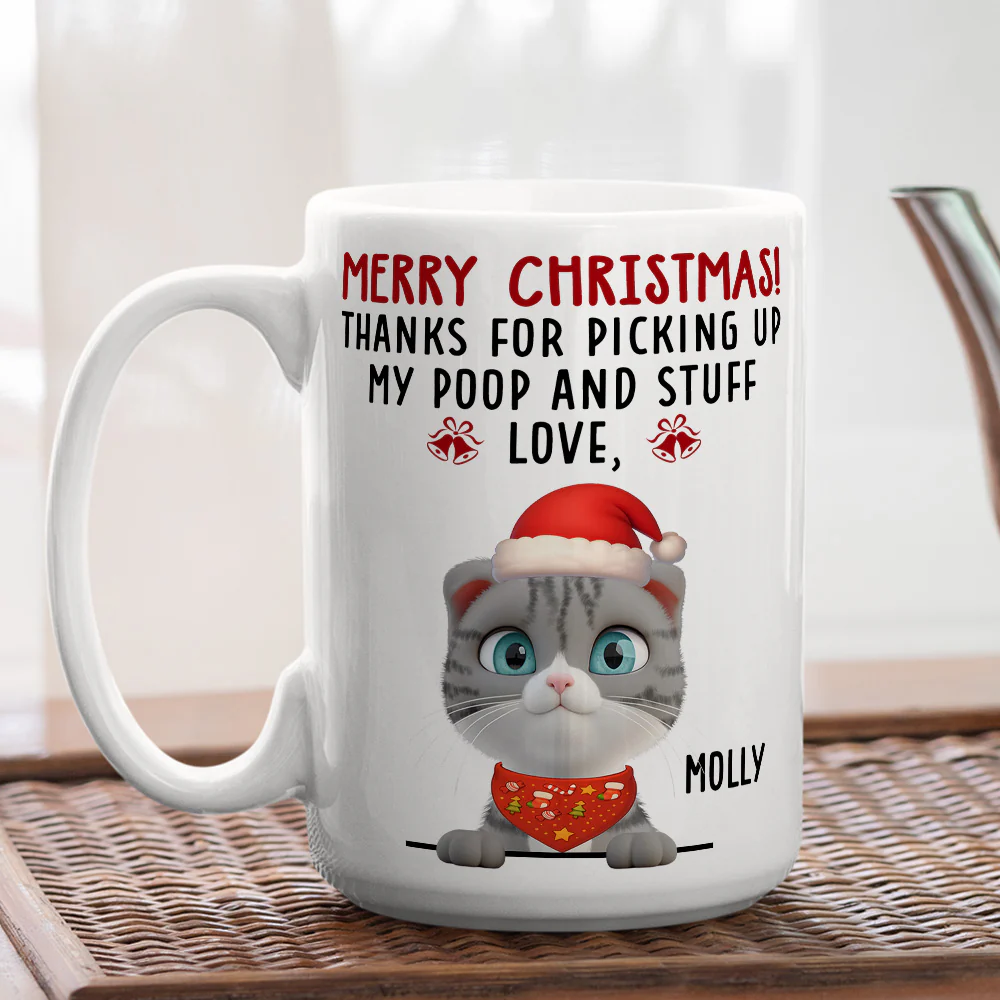 Our Poop And Stuff Ver Pet- Personalized Custom Coffee Mug - Image 3