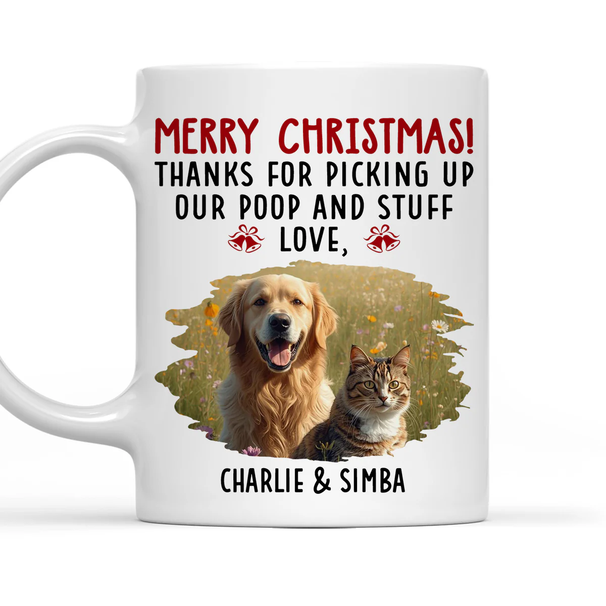 Our Poop And Stuff Ver Pet Photo - Personalized Custom Coffee Mug