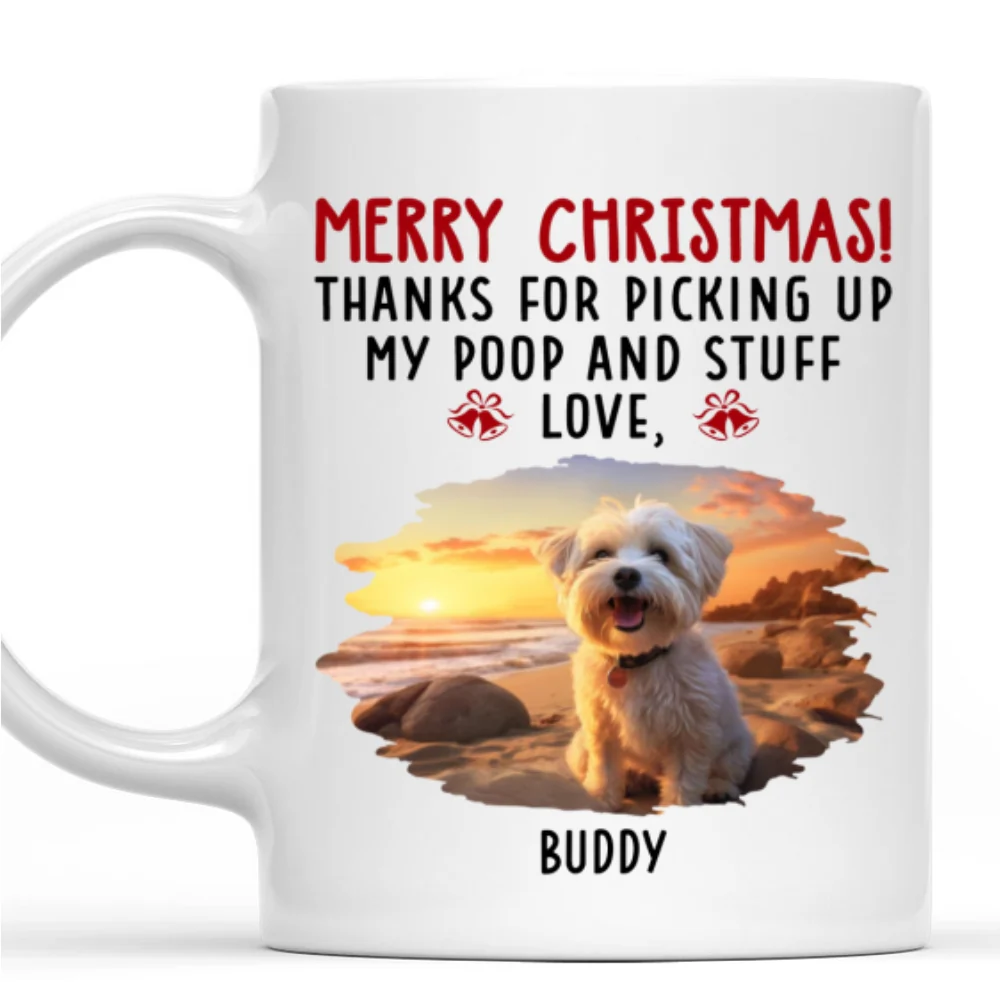 Our Poop And Stuff Ver Pet Photo - Personalized Custom Coffee Mug - Image 5