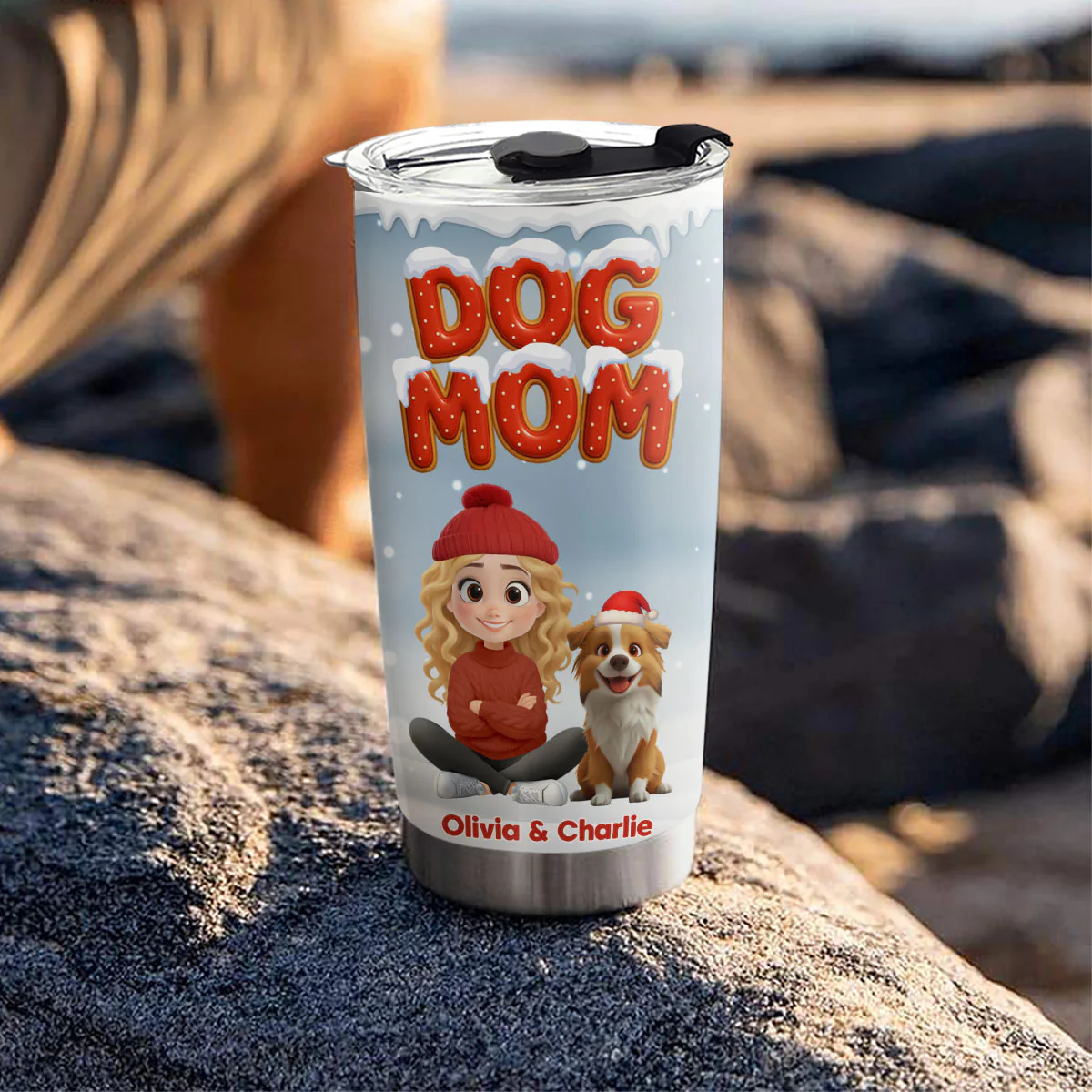 Our Unbroken Bond - Personalized Custom 3D Effect Tumbler - Image 3