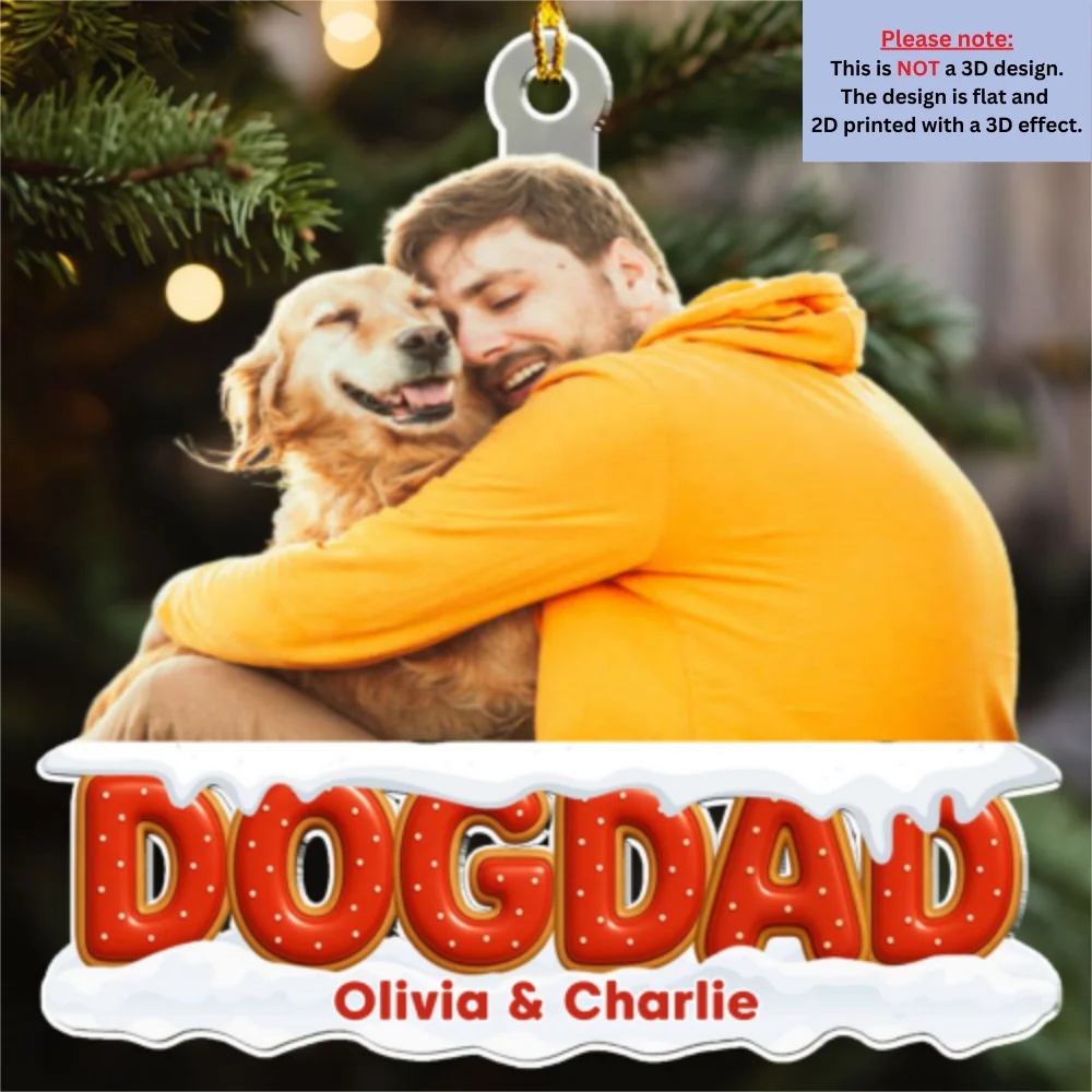 Our Unbroken Bond Photo - Personalized Custom 3D Effect Acrylic Ornament - Image 6