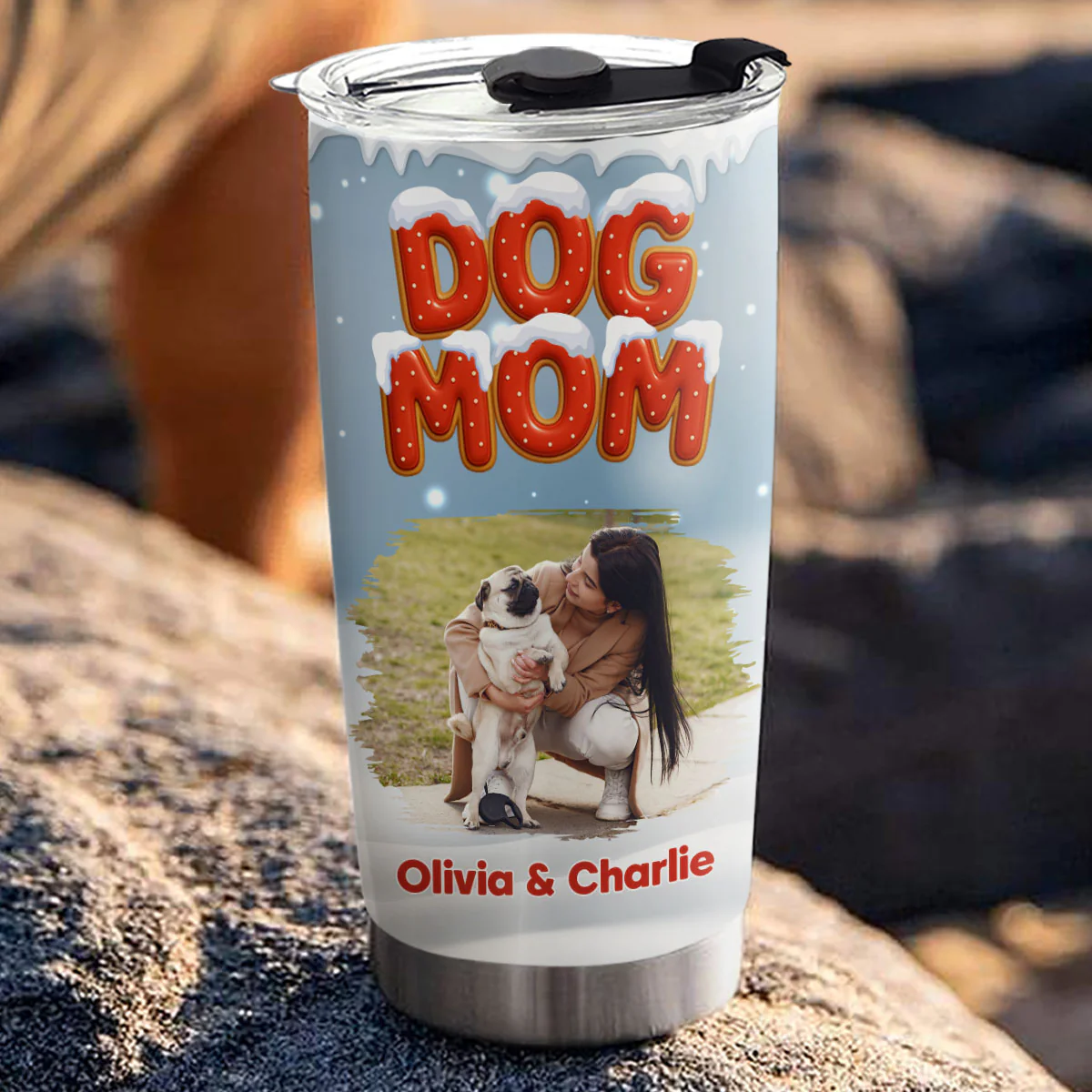Our Unbroken Bond Photo - Personalized Custom 3D Effect Tumbler - Image 3