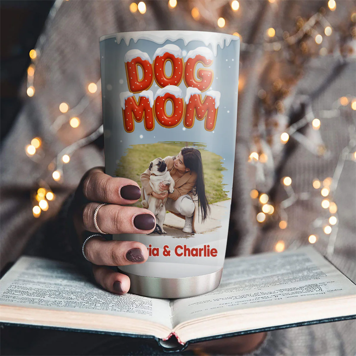 Our Unbroken Bond Photo - Personalized Custom 3D Effect Tumbler - Image 4
