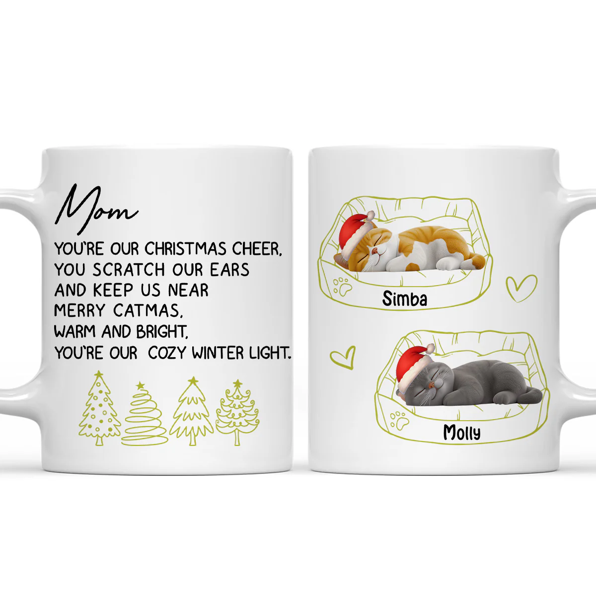 Our Warm And Bright Cat Ver - Personalized Custom Coffee Mug
