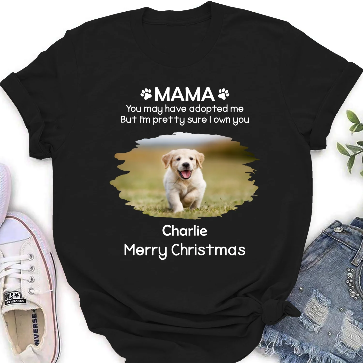 Own You For Sure Snow Ver Photo - Personalized Custom Women's T-Shirt - Image 5