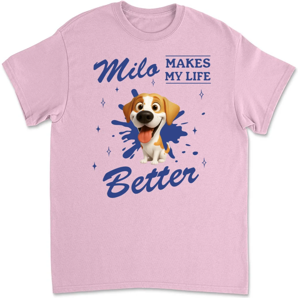 Owning To Dogs - Personalized Custom Unisex T-Shirt - Image 8