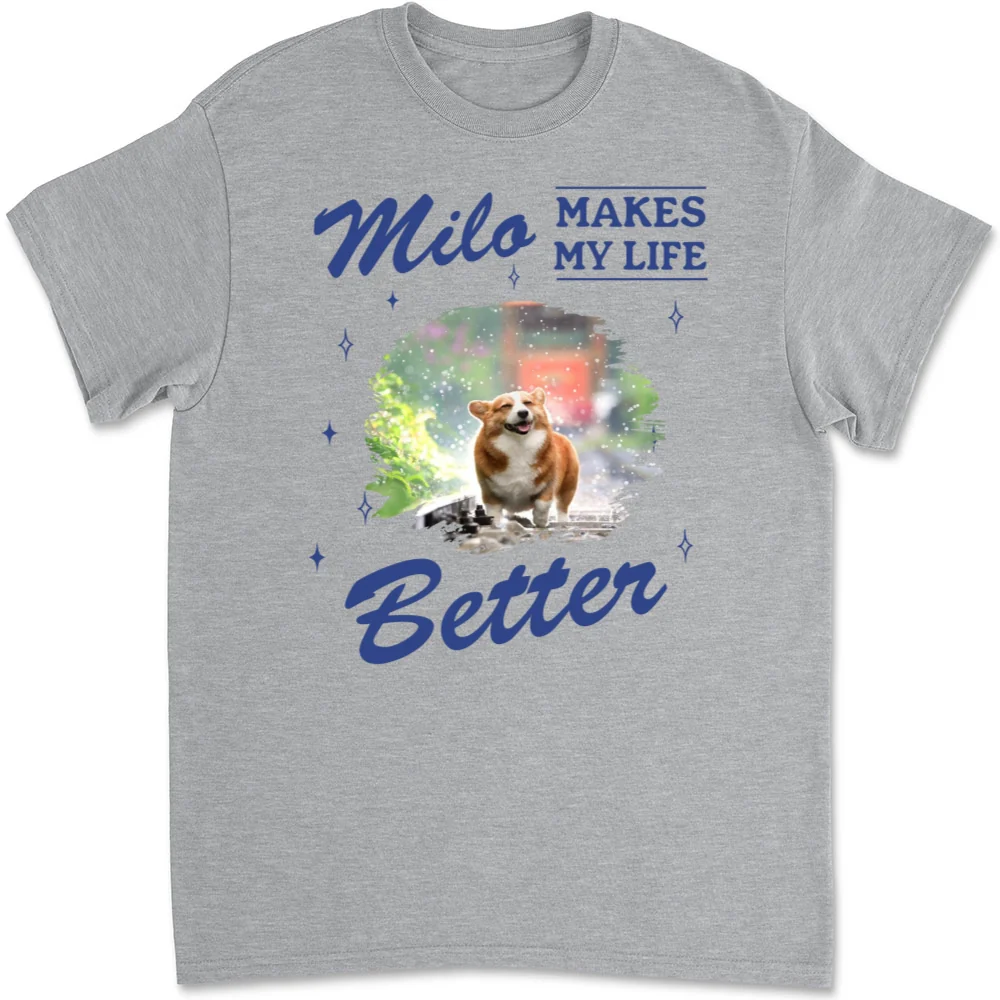 Owning To Dogs Photo - Personalized Custom Unisex T-Shirt - Image 6