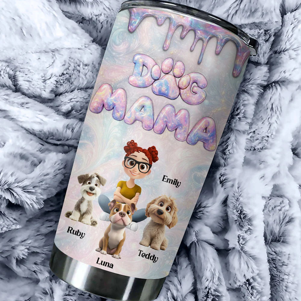 Paint The Town With Magic - Personalized Custom 3D Inflated Effect Tumbler - Image 3