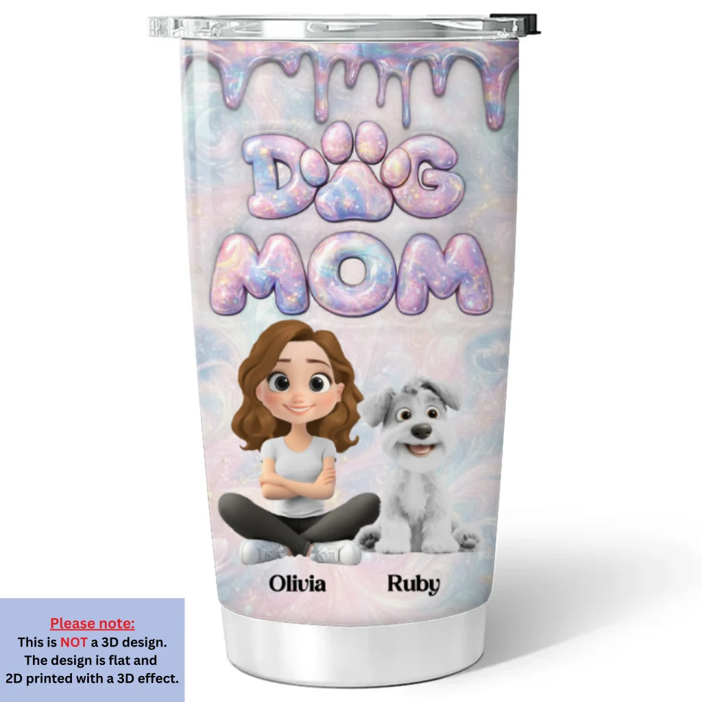 Paint The Town With Magic - Personalized Custom 3D Inflated Effect Tumbler - Image 6