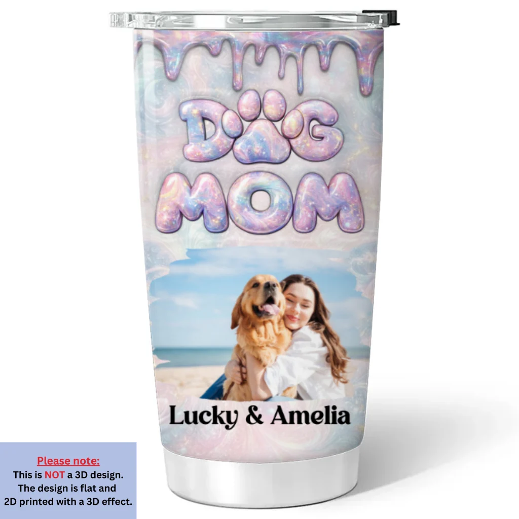 Paint The Town With Magic Photo - Personalized Custom 3D Inflated Effect Tumbler - Image 3