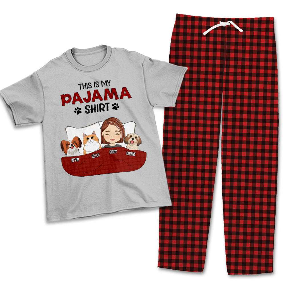 Pajama Shirt - Personalized Custom Pajama Set