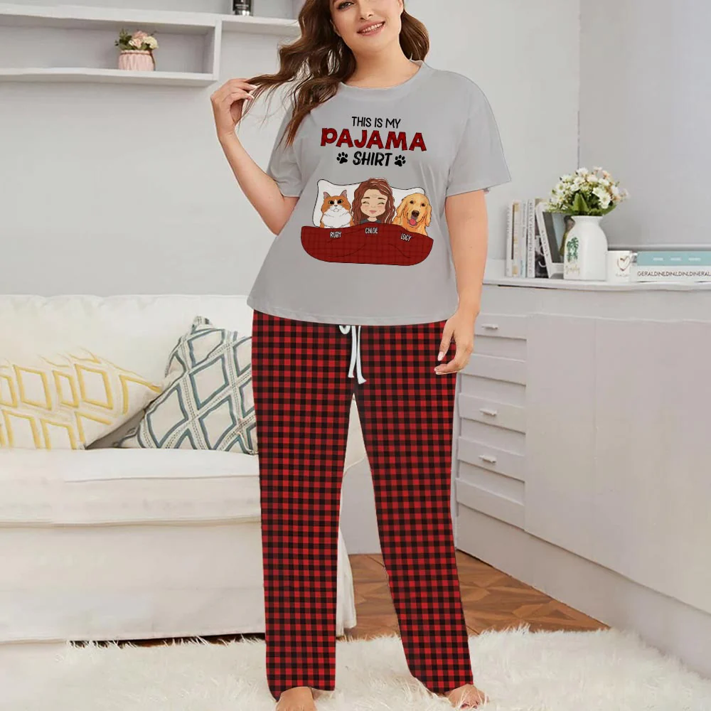 Pajama Shirt - Personalized Custom Pajama Set - Image 2
