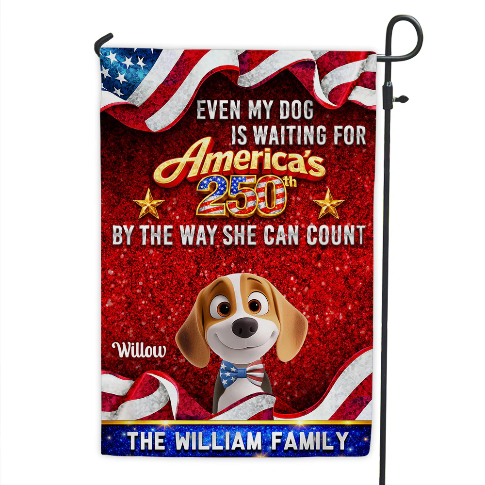 Patriotic Paws - Personalized Custom Flag