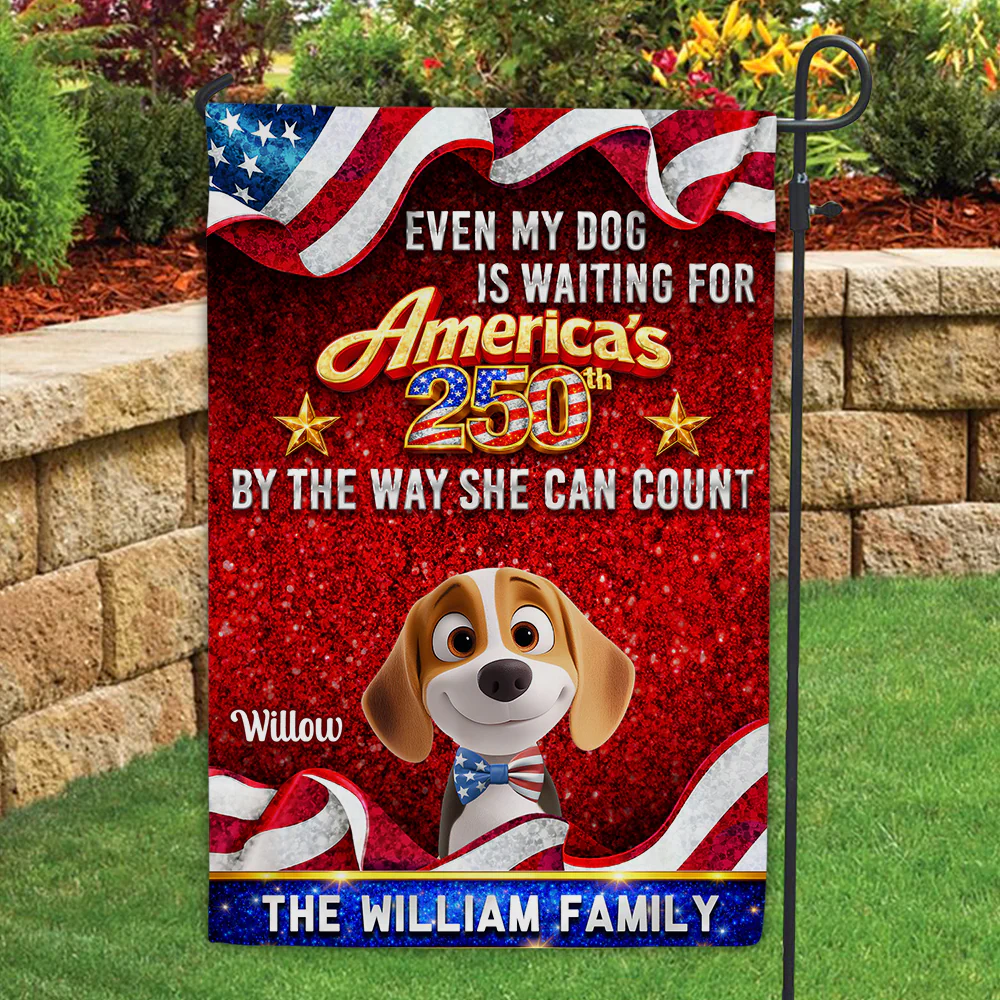 Patriotic Paws - Personalized Custom Flag - Image 2