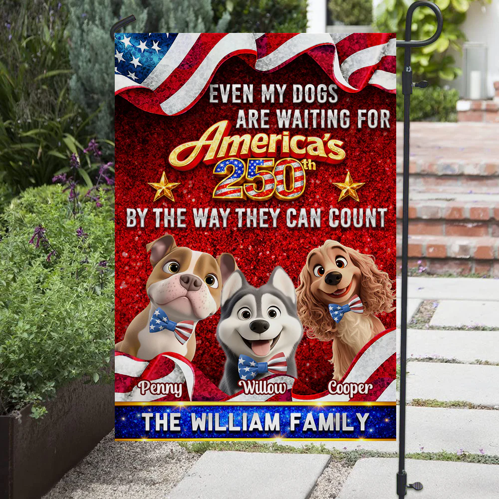 Patriotic Paws - Personalized Custom Flag - Image 4
