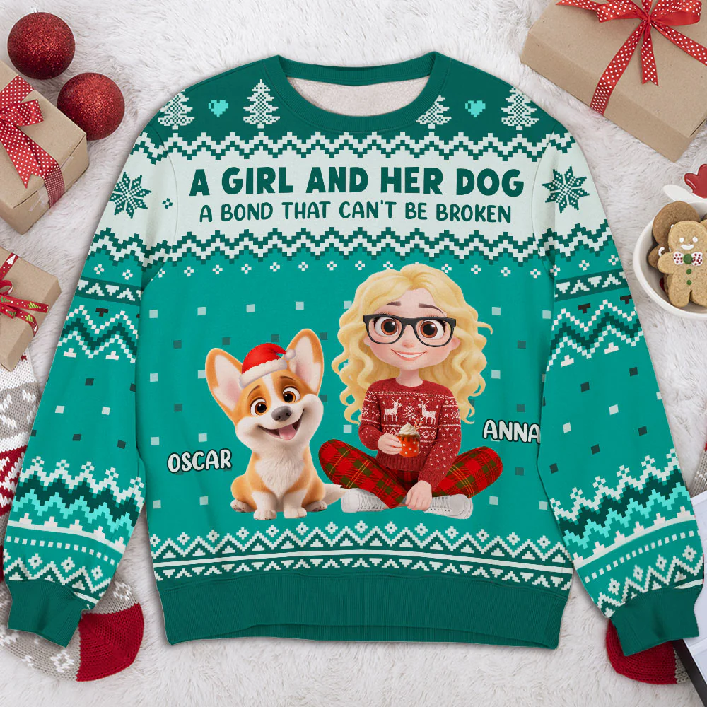 Paw Bonds - Personalized Custom All-Over-Print Sweatshirt