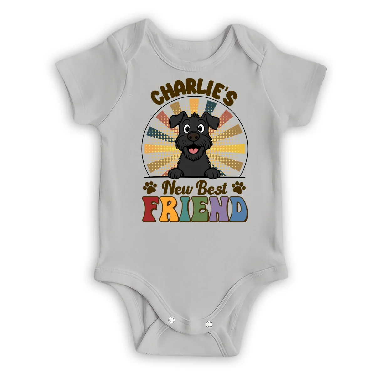 Pawfect Best Friend - Personalized Custom Baby Onesie - Image 7