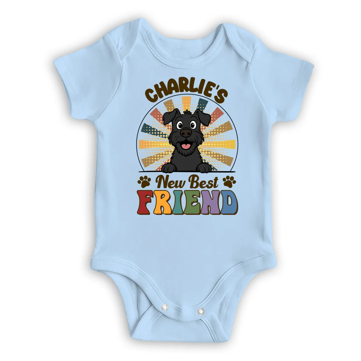 Pawfect Best Friend - Personalized Custom Baby Onesie - Image 8